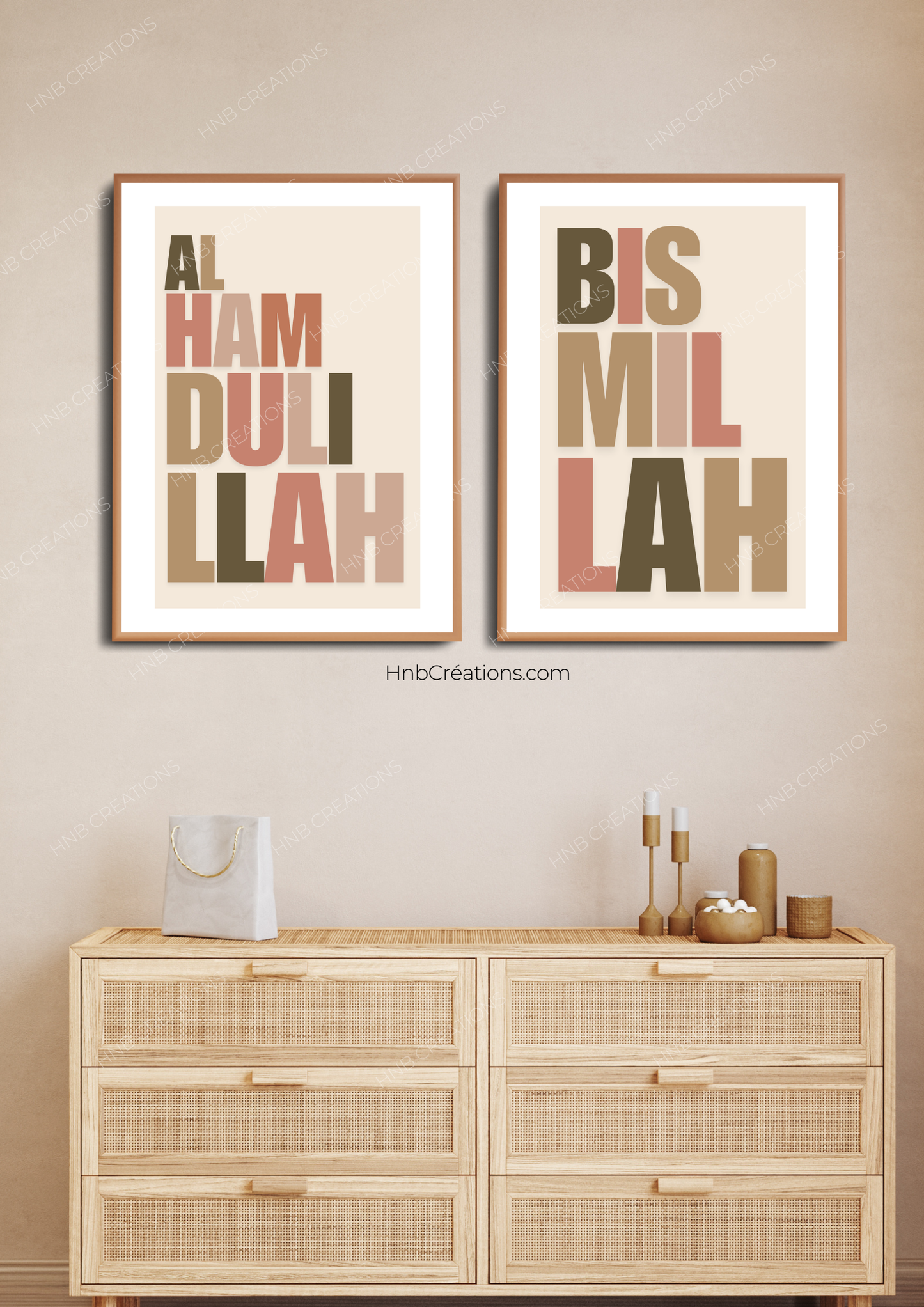 Duo Affiches - Alhamdulillah x Bismillah