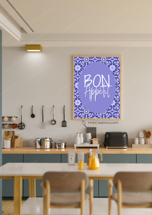 Affiche "Bon appétit"