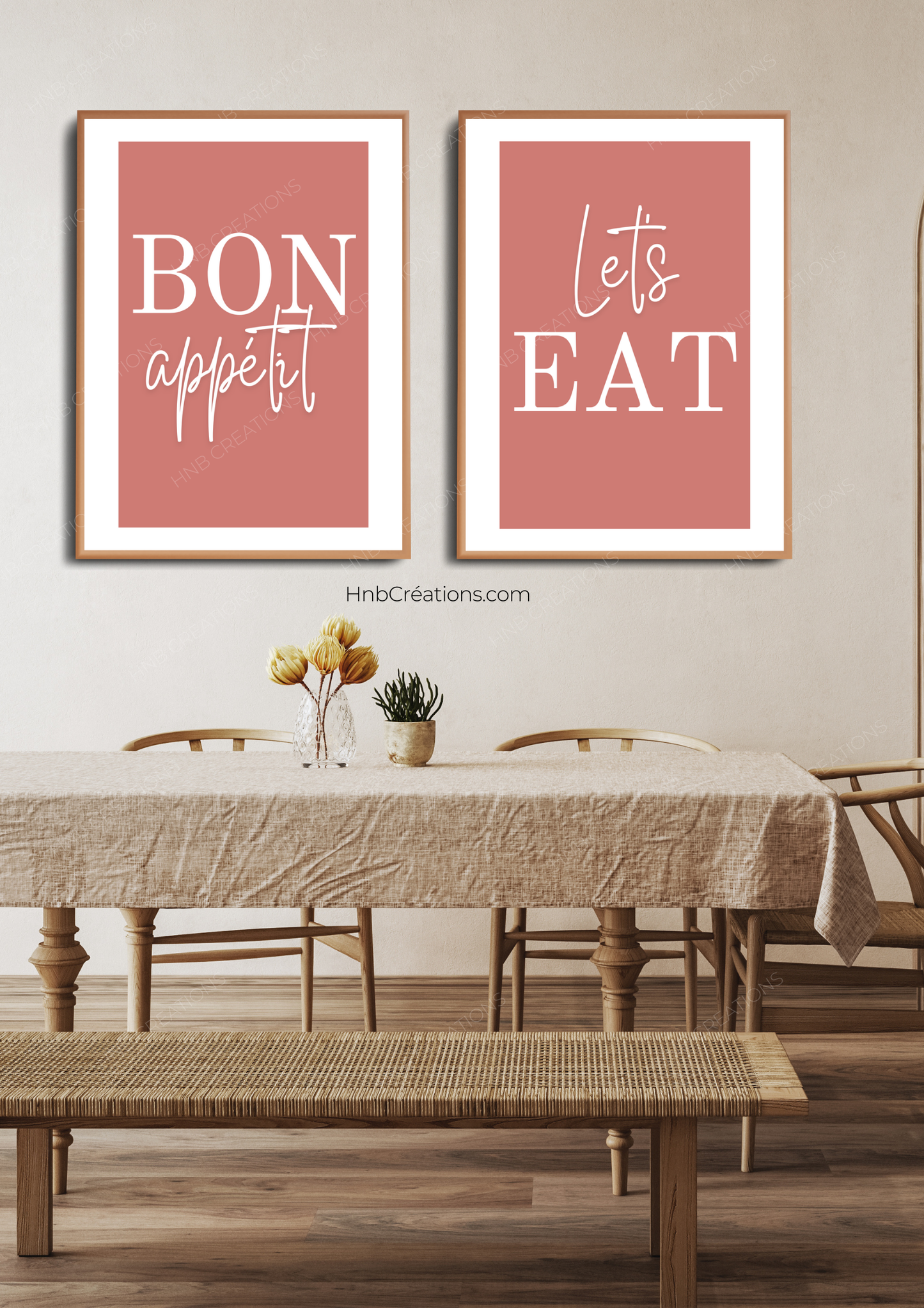 Duo Affiches - Bon appétit x Let's Eat