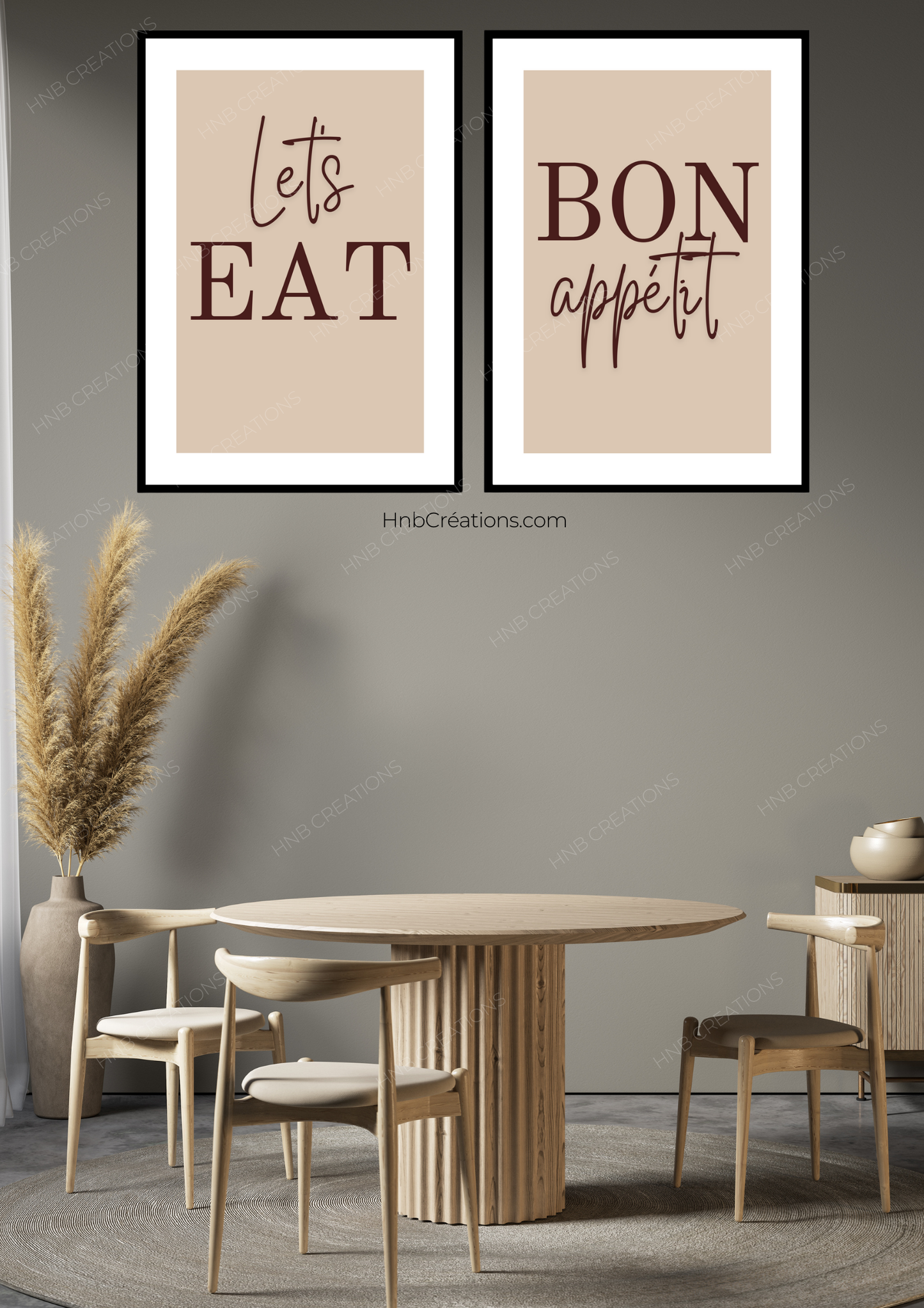 Duo Affiches - Bon appétit x Let's Eat